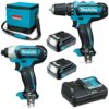 Bộ máy khoan vặn vít dùng pin Makita CLX224S (12V)