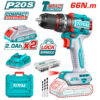 Máy khoan động lực dùng pin 20V Total TIDLI20668 (Kèm 2 Pin 1 Sạc)
